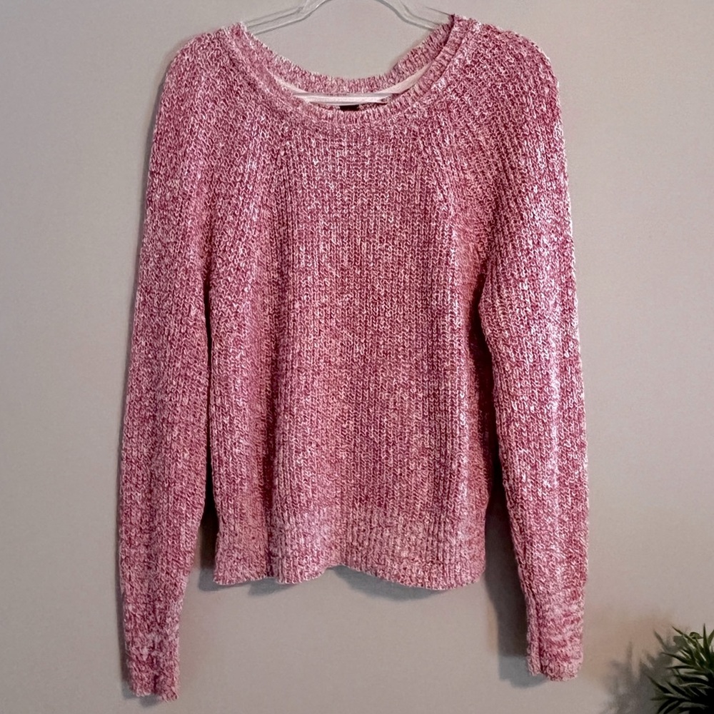 FREE PEOPLE | Lg | Shaker Sweater | LINEN BLEND